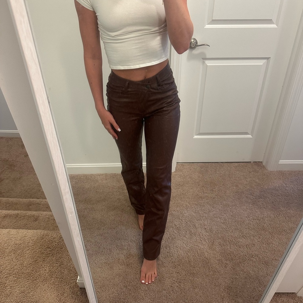 Abercrombie & Fitch Brown Straight Leg Pants